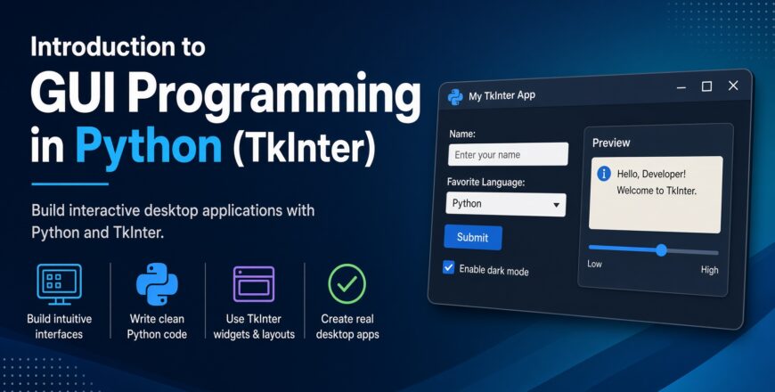 Introduction to GUI Programming (1)