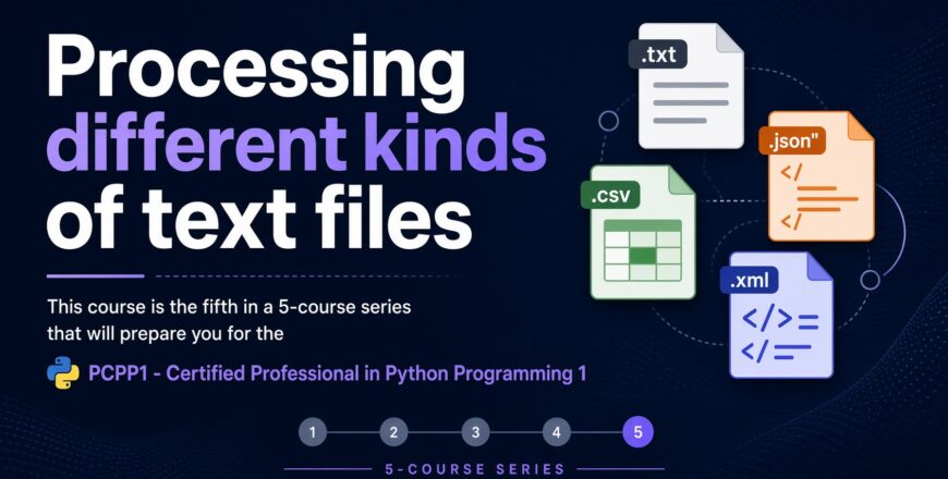 Processing text files